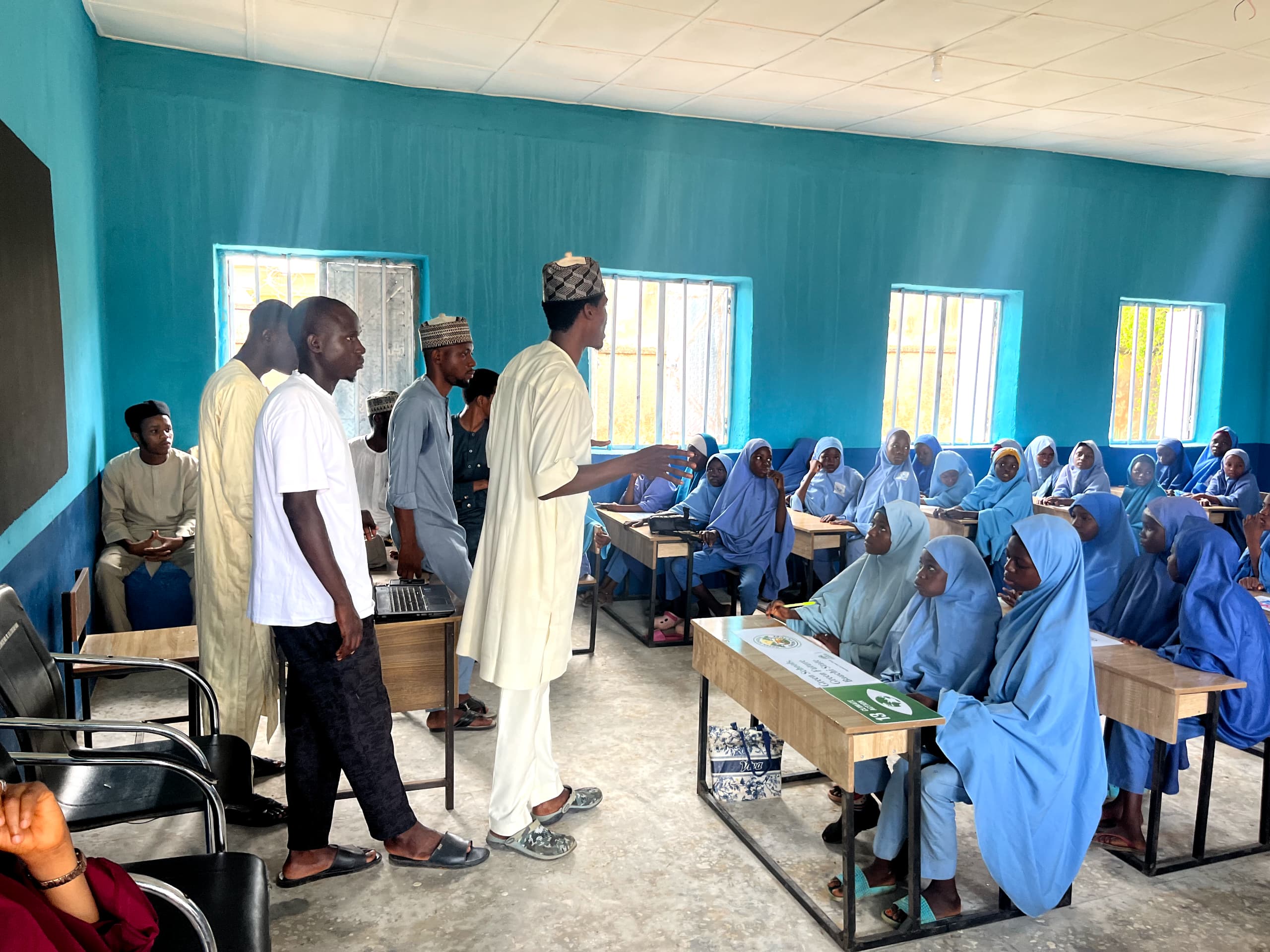  Students in a climate education session