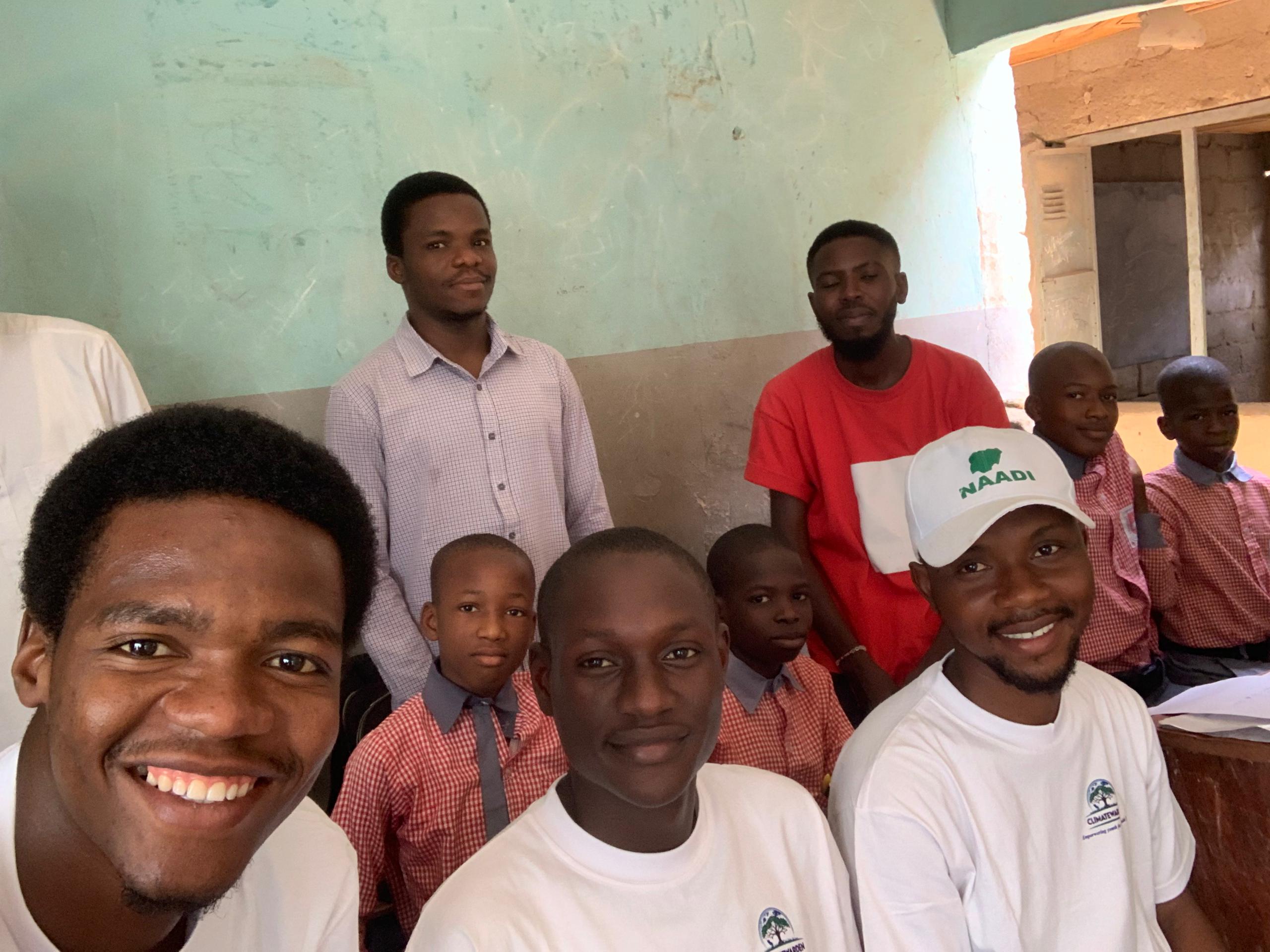 Young climate leaders collaborating in Bauchi State, Nigeria